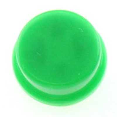 Cap voor 12x12 micro drukknop schakelaar rond Groen